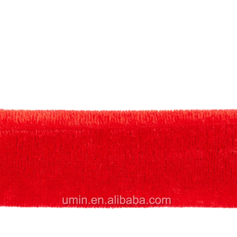 1.5m Red Velvet Rope For Crowd Control Queue Pole