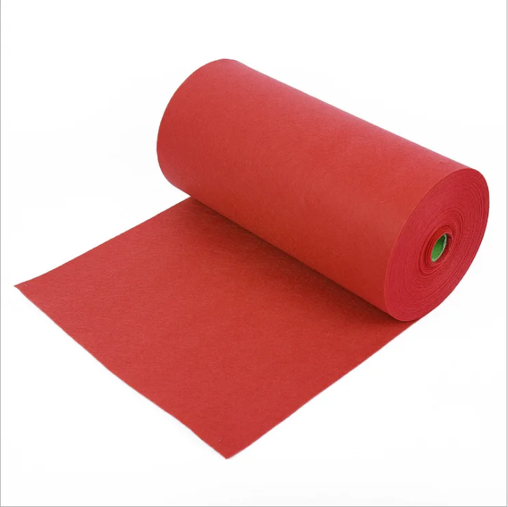 Manufacturer supply Non-woven fabric Needle Punched Polyester Felt roll