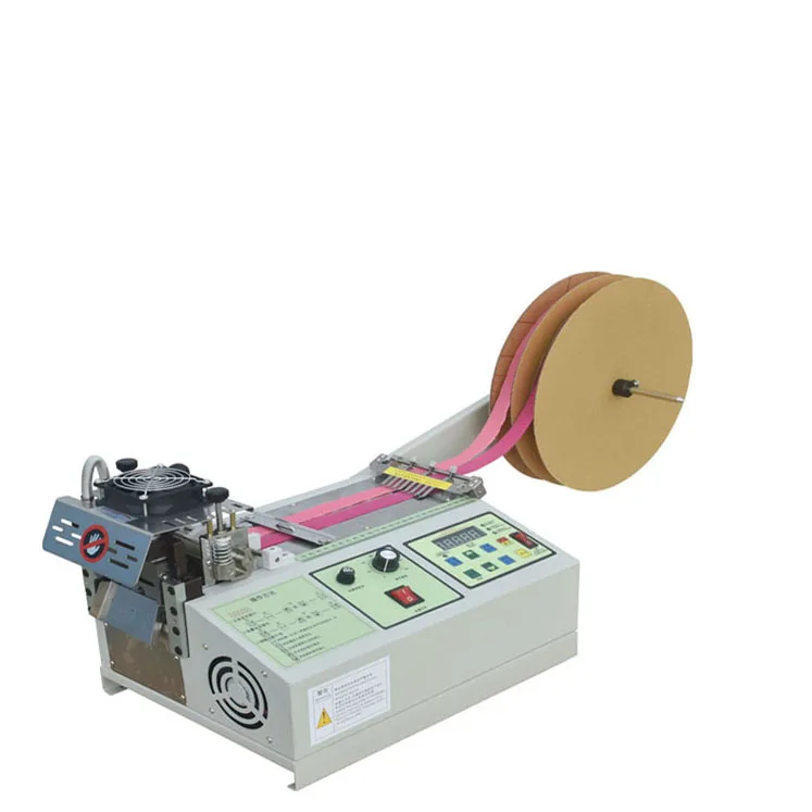 Computer Controlled Bootlace Lace Tape Belt Hot and Cold Magic Nylon Cutting Machine