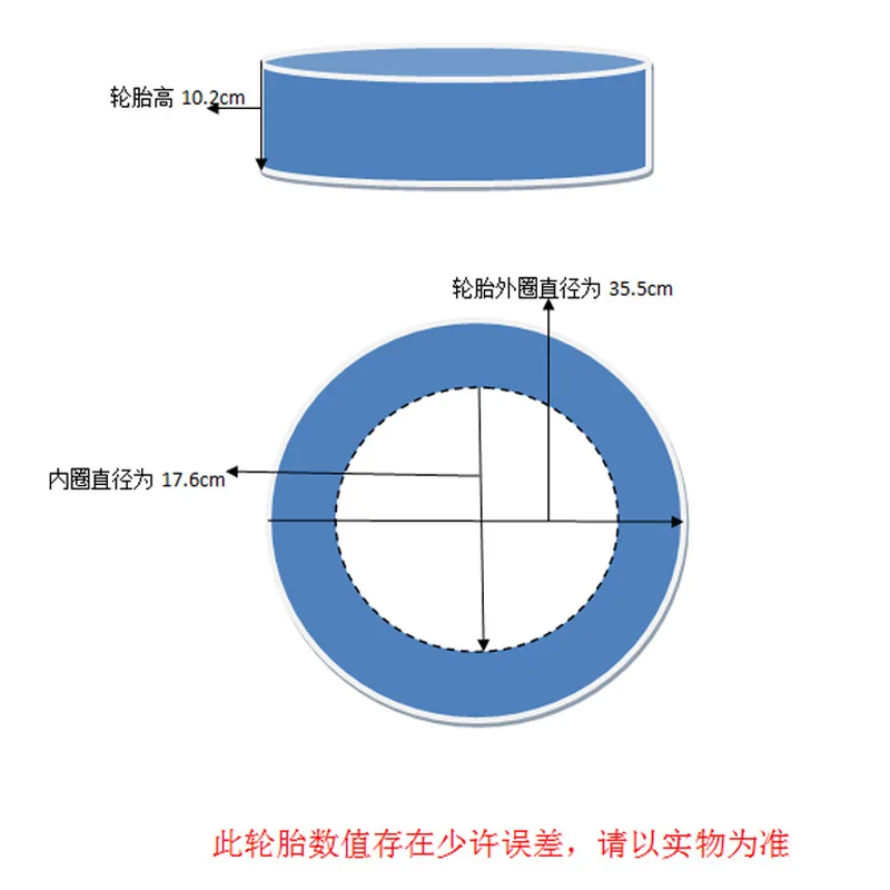 High quality 4.00-7 rubber garden cultivator wheel tire(4PR)