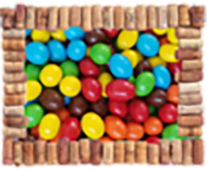 Peanut kernal coated compound Chocolate