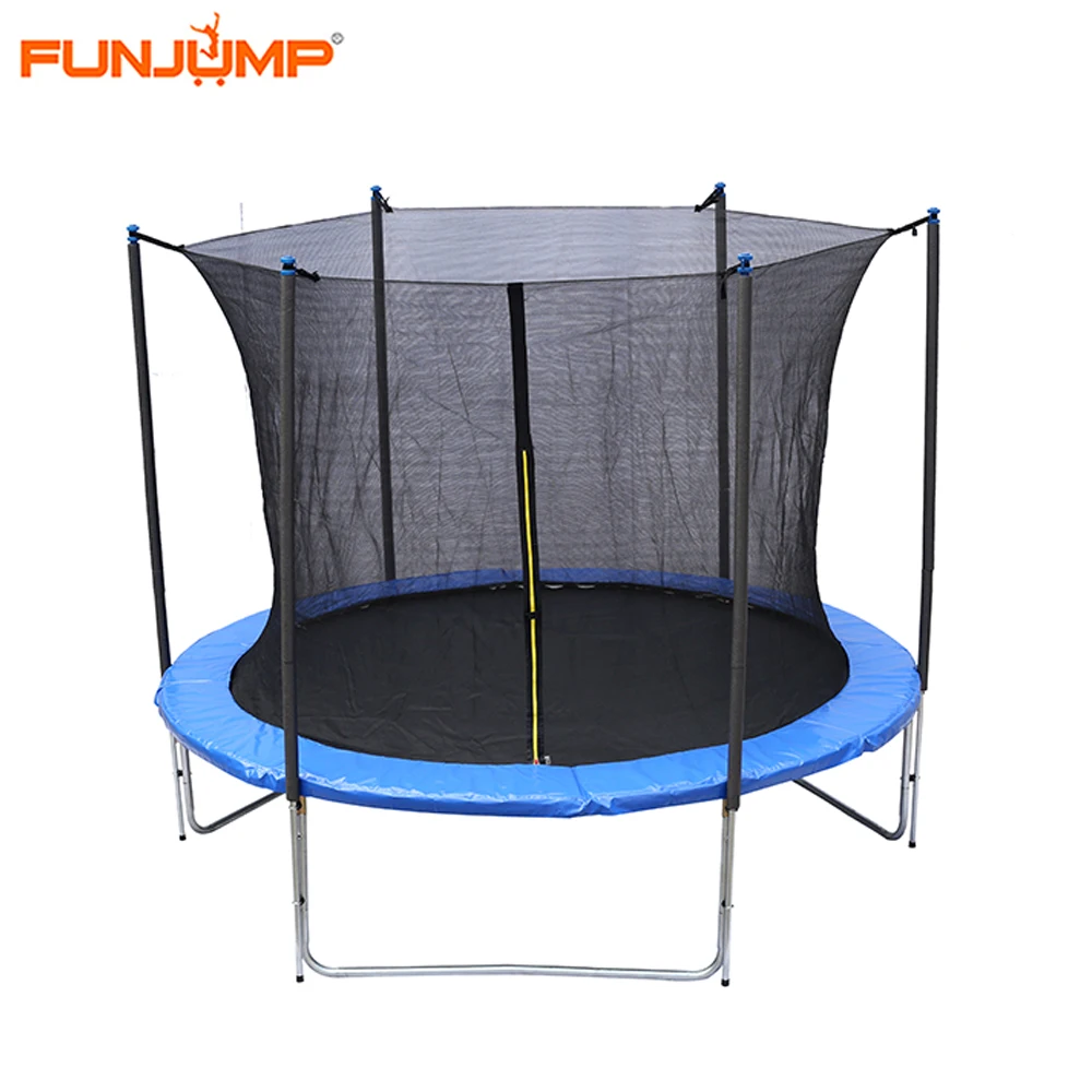 4 legs 10ft trampoline with safety net irise trampoline park