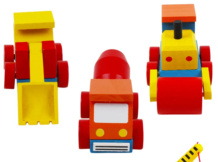 mini shop truck wooden baby car tractors toys