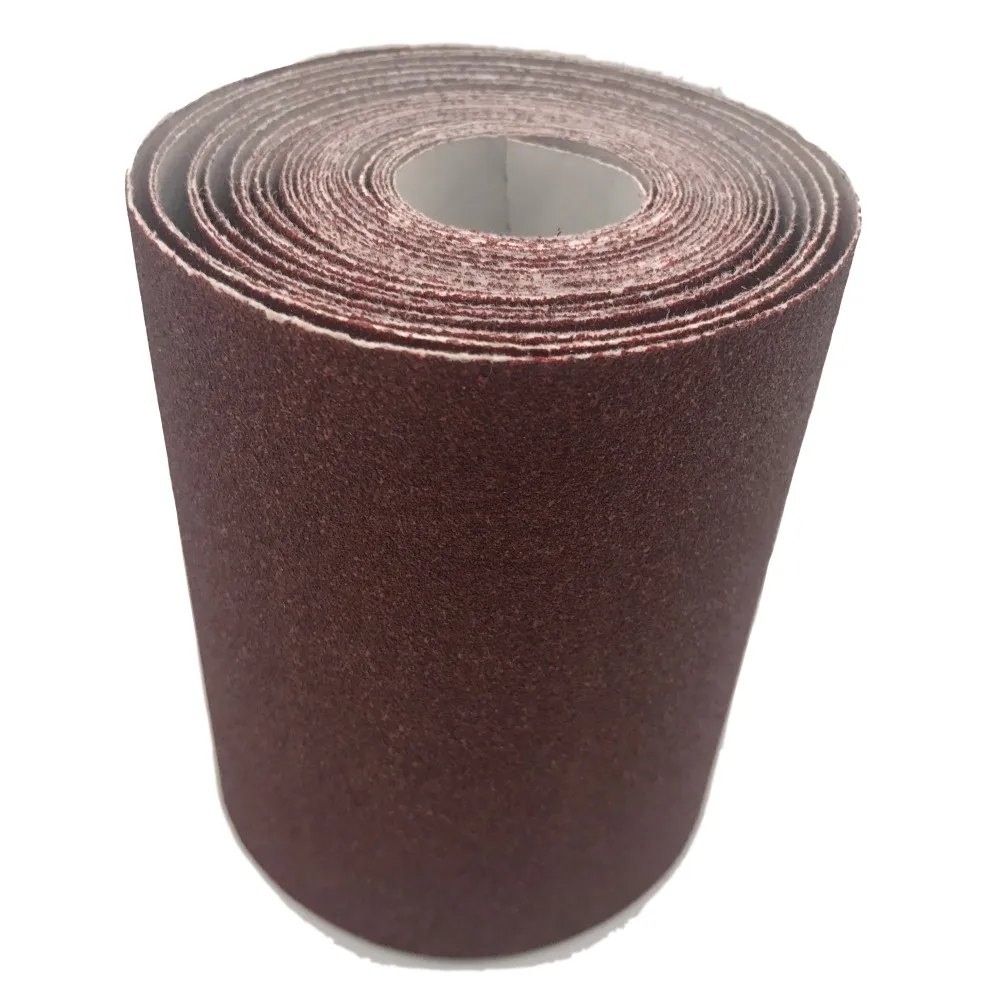 SHARPNESS Power Tool Accessories Red AO Aluminum Oxide Abrasive Dry Sand Paper Jumbo Roll 1.4mx50m for Wood/Dry Wall/DIY Market