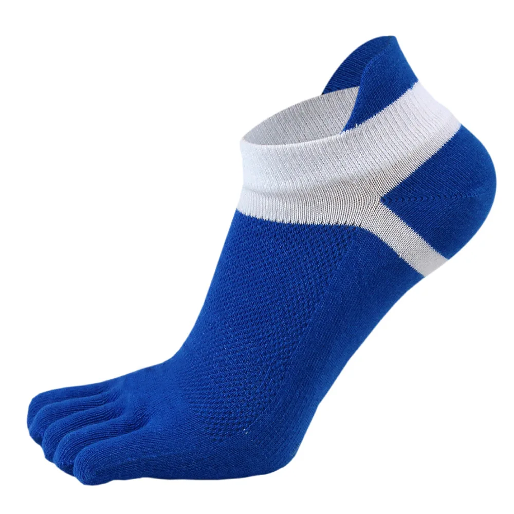 
Wholesale hotsale custom sports coolmax running half toe socks men 
