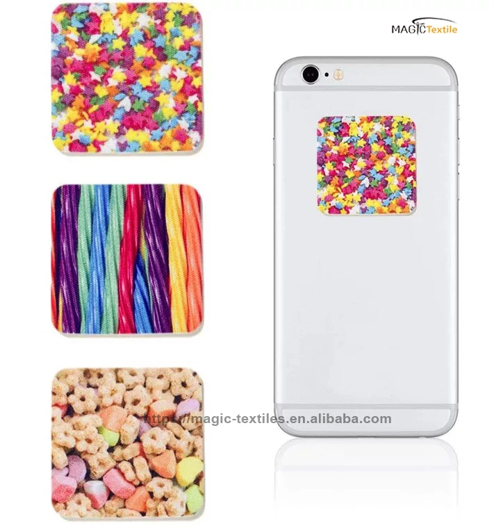 Free samples microfiber adhesive cell phone cleaner screen cleaning sticker