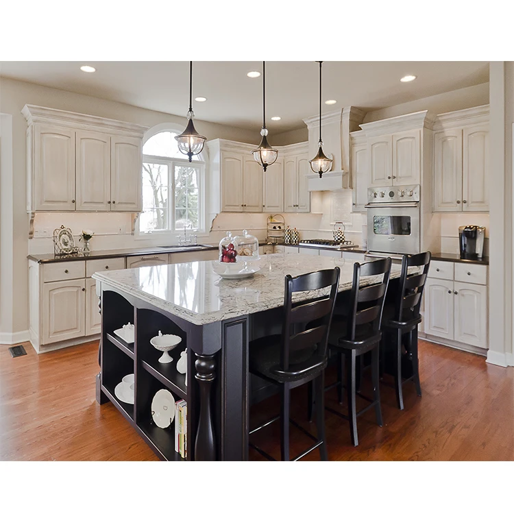 Американский современный кухонный шкаф из массива