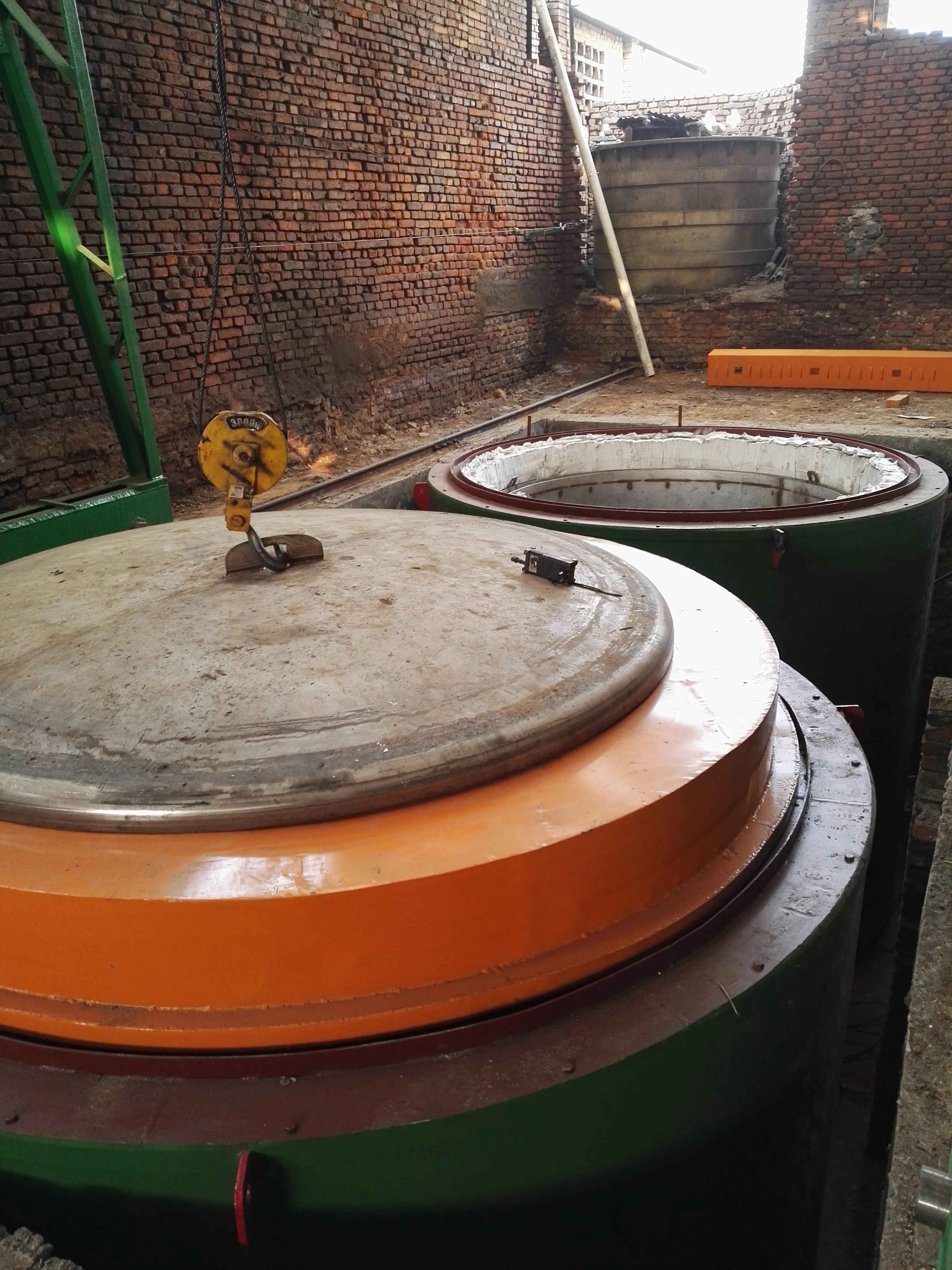 Электрическая печь для отжига стальной проволоки питного типа