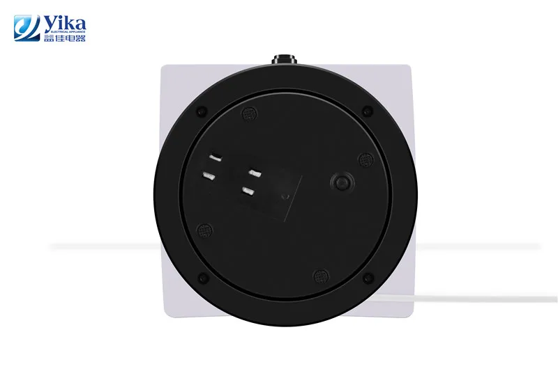 New design portable electric DC motor mini ptc fan heater with Oscillating function