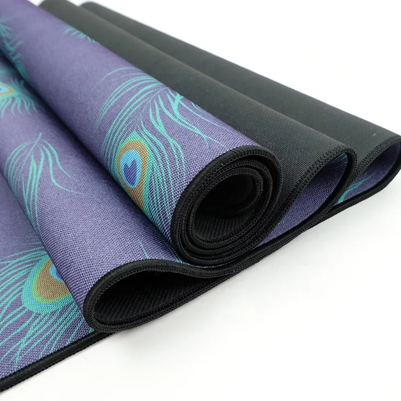 
Best quality custom printed yoga mat machine washable natural rubber yoga mat 