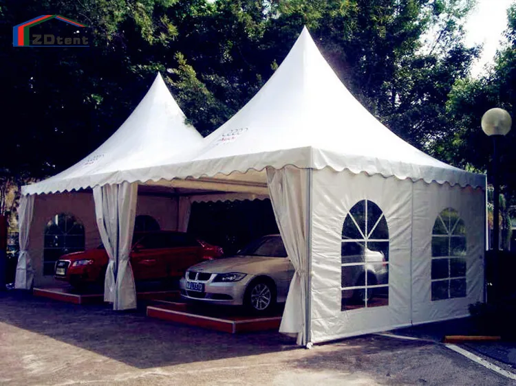 10mx10m pagoda tent hot sale new design full waterproof pvc canvas covered small aluminum canopy for outdoor events