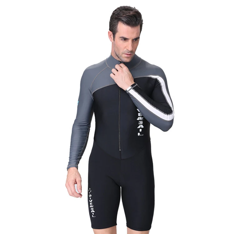 Long sleeves Neoprene Couple One Piece Diving clothes