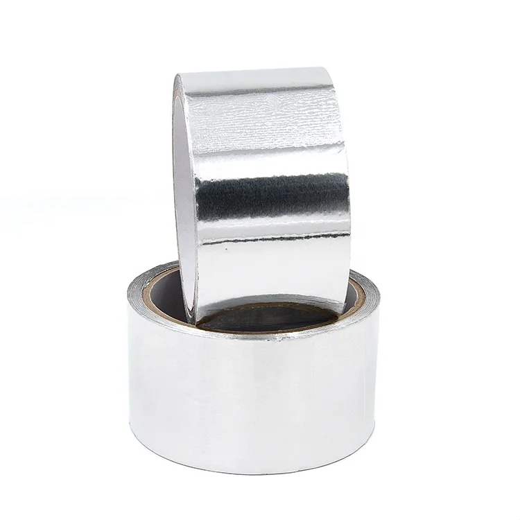 Multifunctional custom solvent based silicone oil release paper film coating self wound aluminum foil reinforced adhesive tape