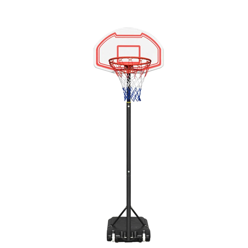 M.Dunk Junior Height Adjustable Basketball Hoop, Free Standing Portable Basketball Stand for Kids