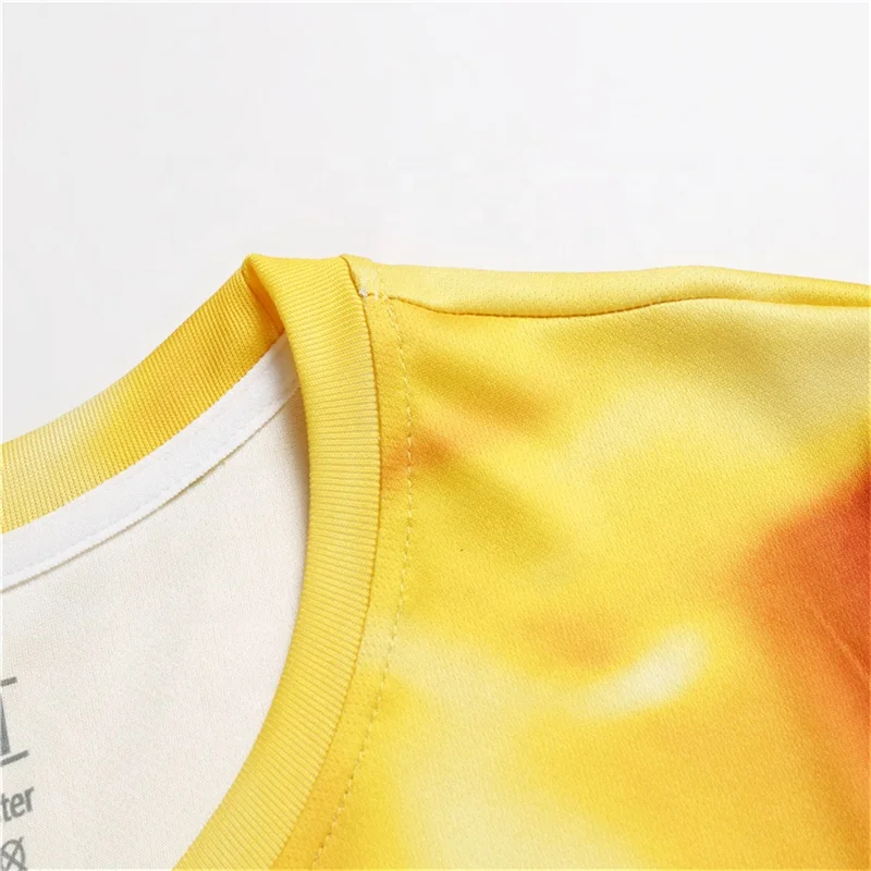 
custom shirts polyester sublimation printing short sleeve men t-shirt 