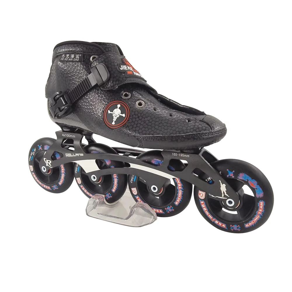 OEM обслуживание логотип новый дизайн модный углеродное волокно с SHR PU колеса встроенные скоростные коньки