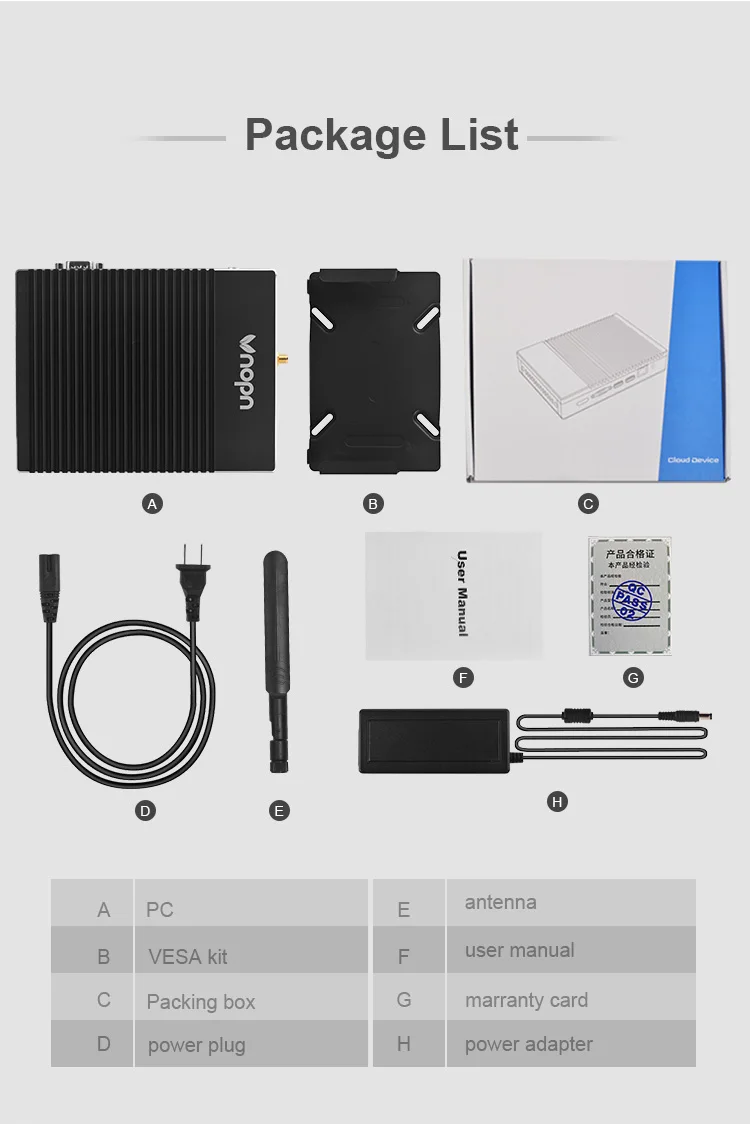 Big Sale Fanless Minipc Dual LAN Portable 12V 8G RAM 500GB HDD Mini PC Computer