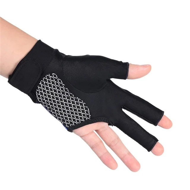 Wholesale Custom Logo 3 Fingers Snooker Billiard Gloves