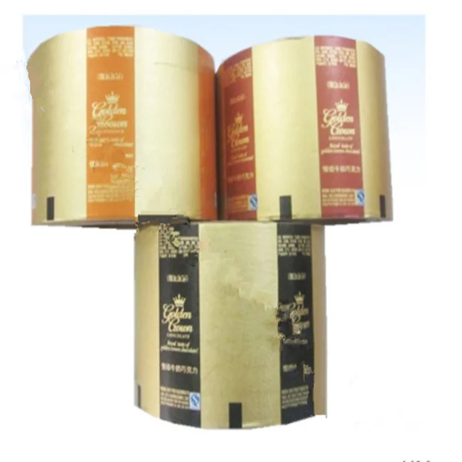 huangdao Aluminum Foil roll for chocolate packing wrapping paper