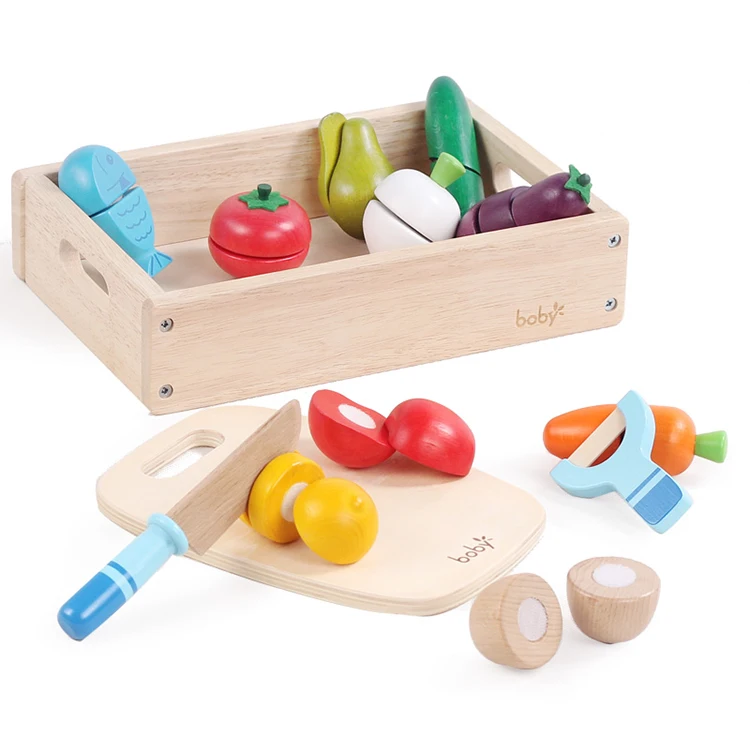 Multi Function Creative Kid Early Educational Wooden Fruit Cutting Toy