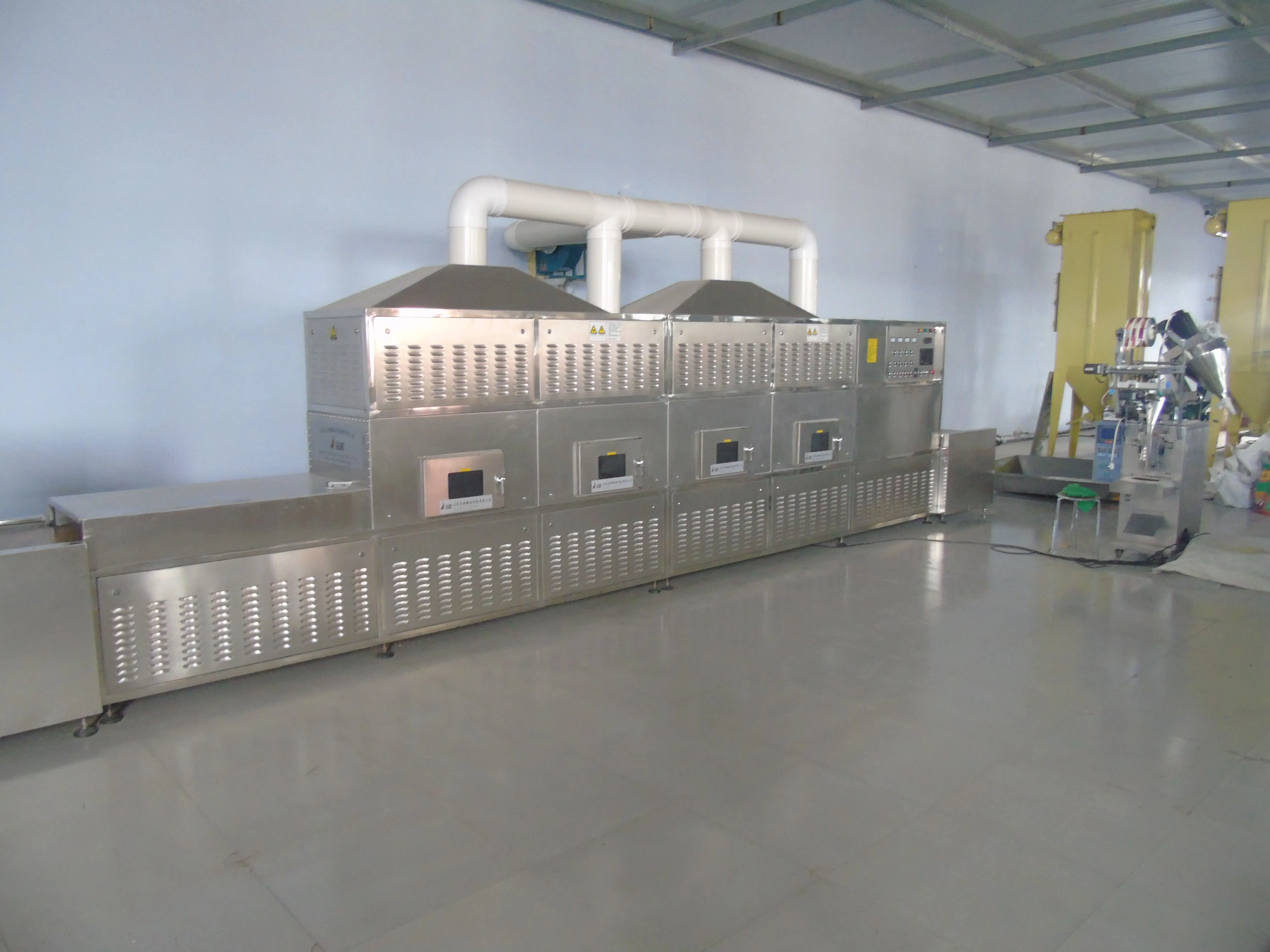
microwave tunnel industrial dehydrator food tunnel dehydrator tunnel microwave dryer 
