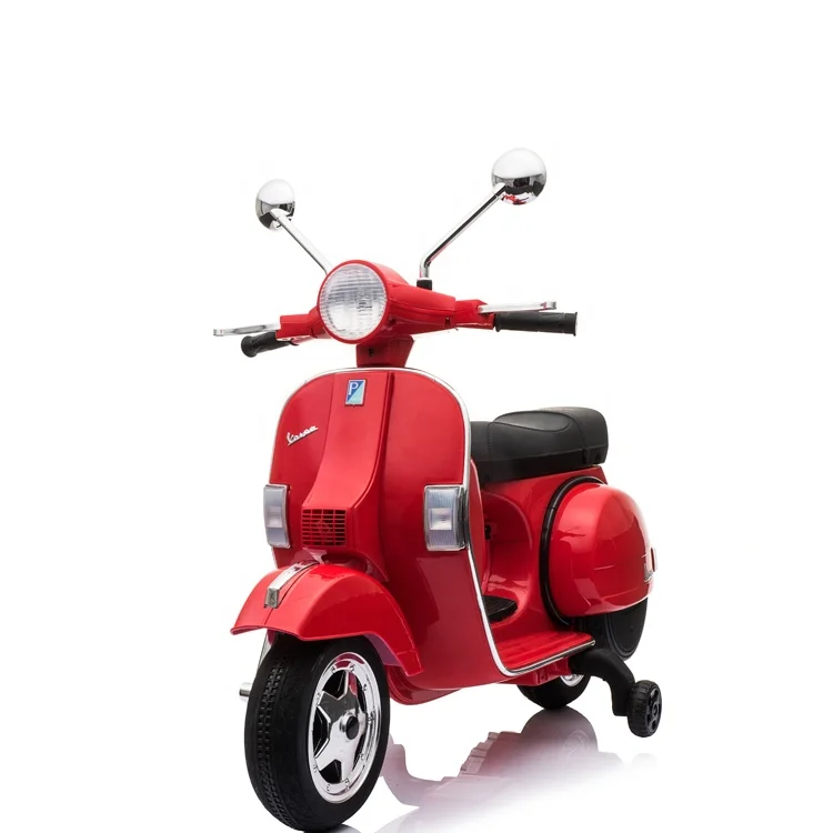 New Licensed Vespa 12V Electric 3 wheels Battery Kids Motoryclces For Kids