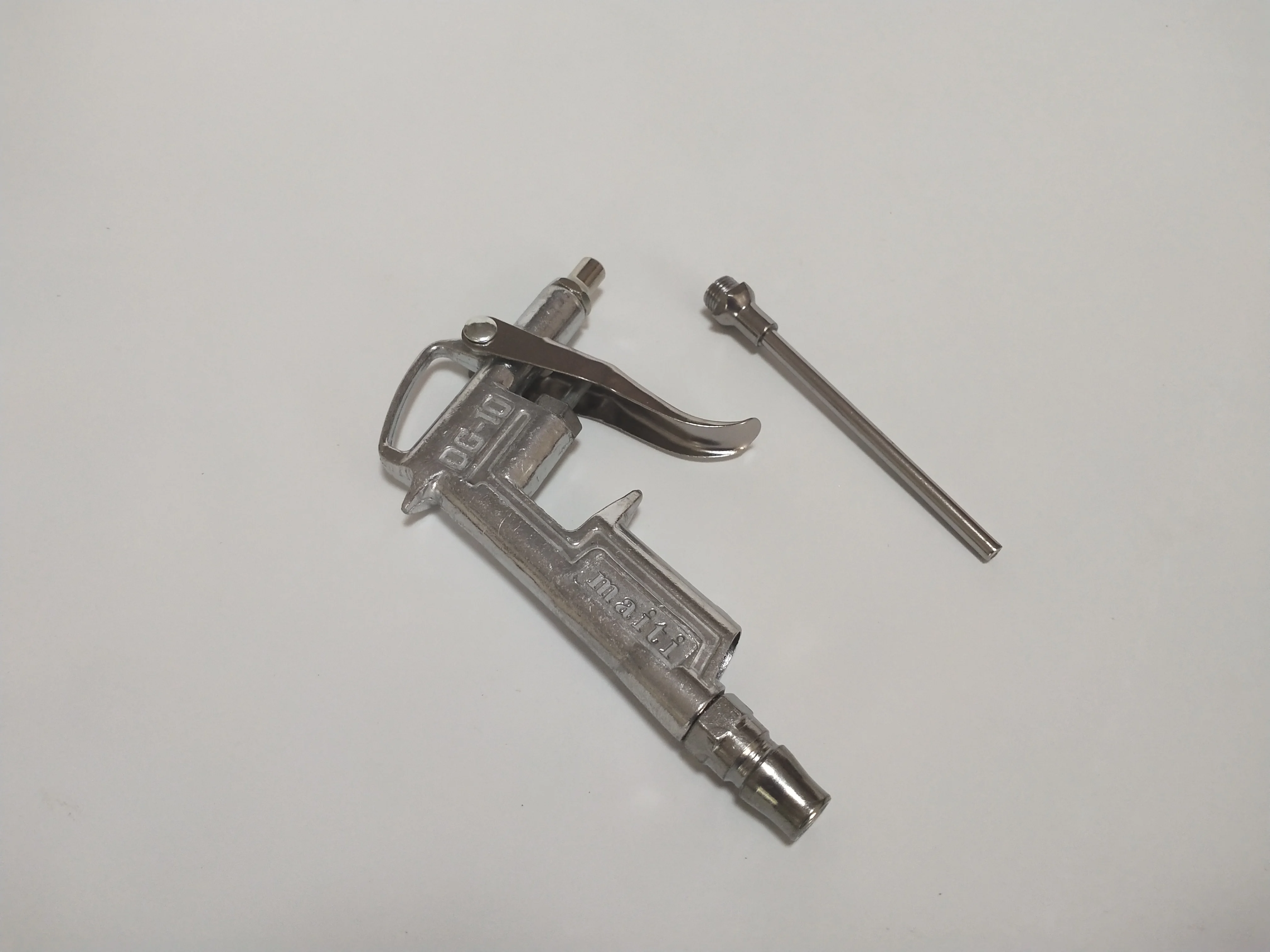 Iron DG-10 1/4' air pneumatic gun,removing dust metal air blow gun