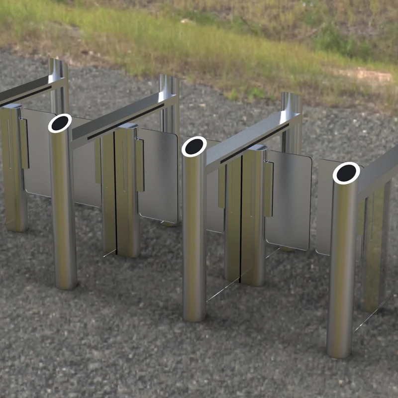 Пешеходный турникет для инвалидной коляски с картой, билетом, идентификацией по отпечатку пальца, доступ к монетам с SDK