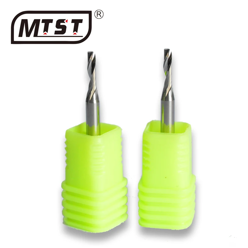 3.175mm  cutting aluminium alloy doors and windows, aluminium profiles Single flute tungsten carbide steel milling cutters