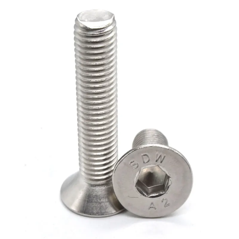 DIN 7991 Hexagon socket countersunk allen cap screw fasteners