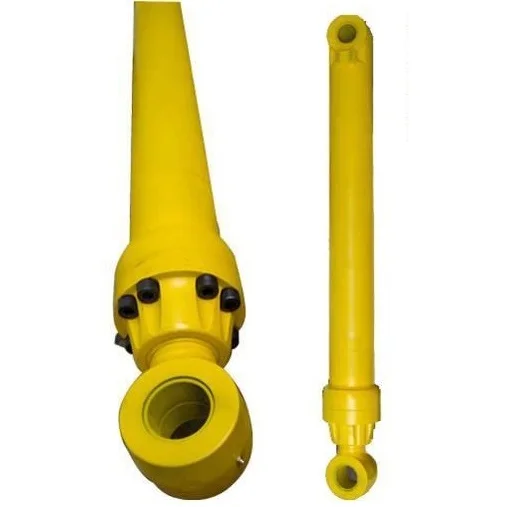 Single acting telescopic hydraulic cylinder for dump trailer