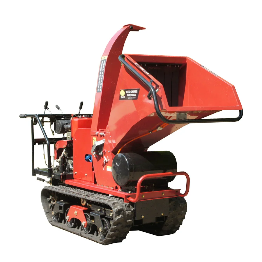 tree stump chipper with crawler