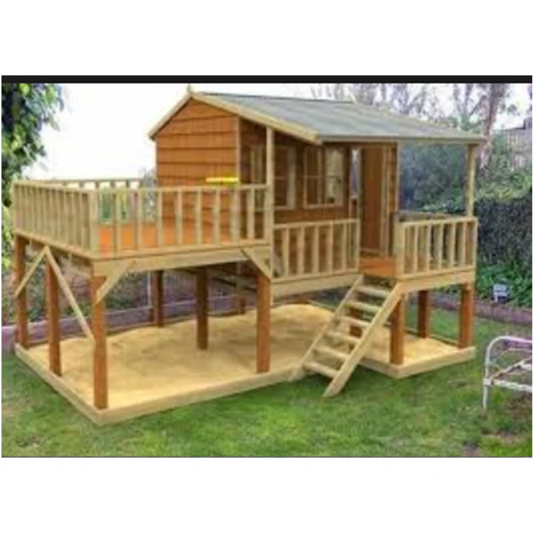 Green roof waterproof prefab garden cheap children playhouse