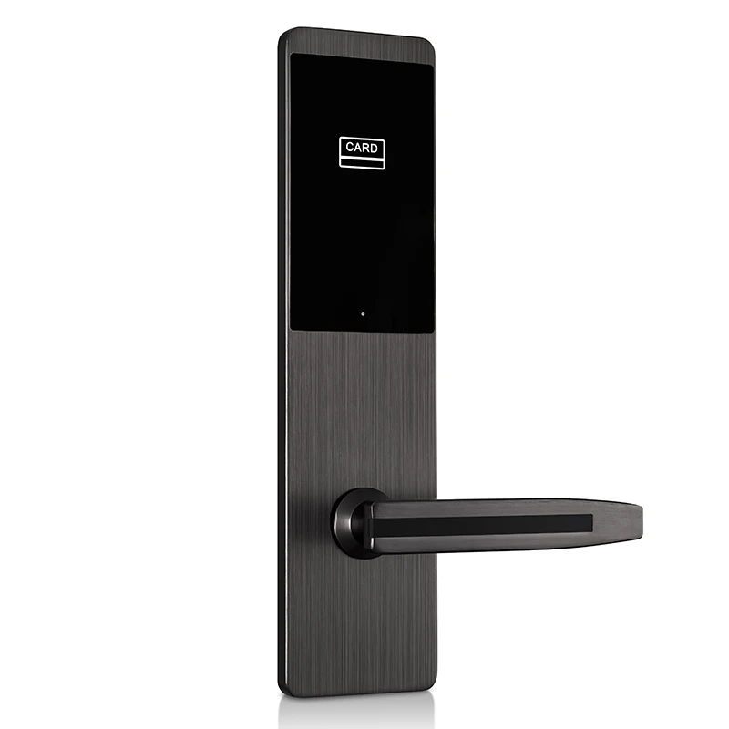Stainless Steel Keyless Electronic Hotel Room Key Card Door Lock Access System
