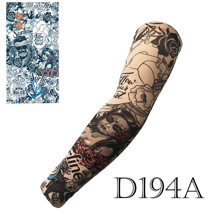 
Temporary Tattoo Sleeves Designs Body Arm Stockings Tatoo for Cool Men Women 