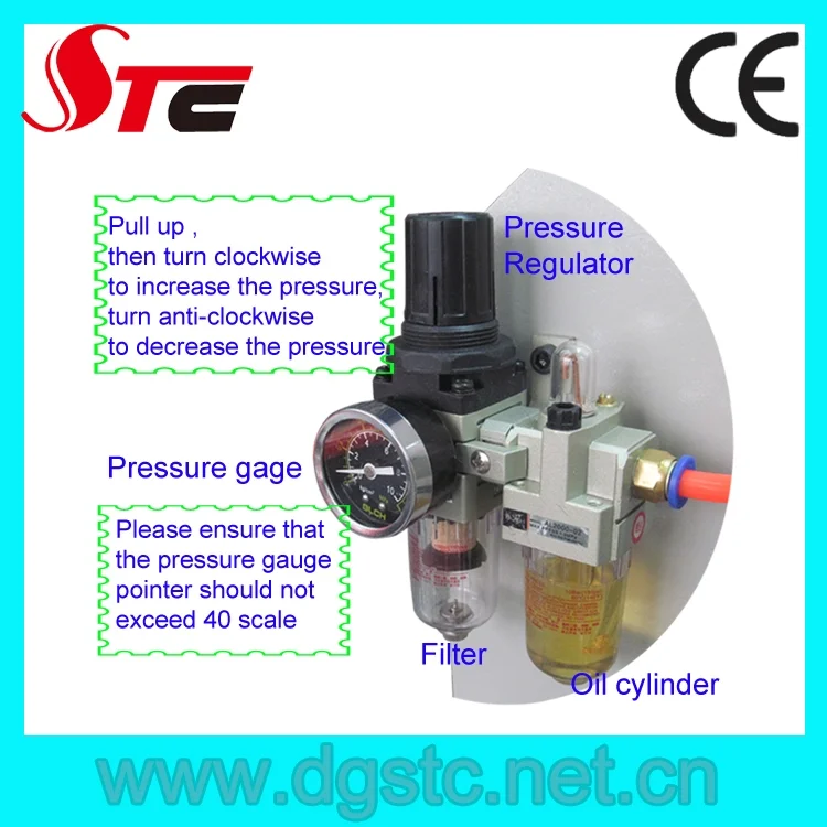 CE approved  23*30 cm automatic pneumatic logo  small printing press clothes embossing machine