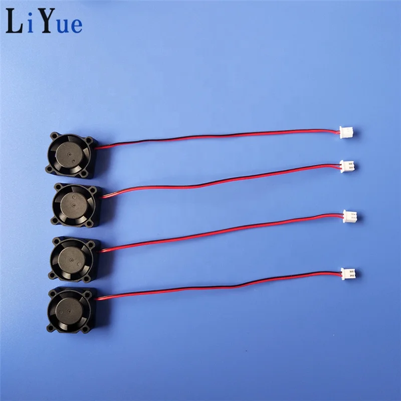 25*25*10mm 2Pin 150mm Dual Ball Bearing 2510 Fan 1600RPM DC 5V 12V 24V Cooling Fan