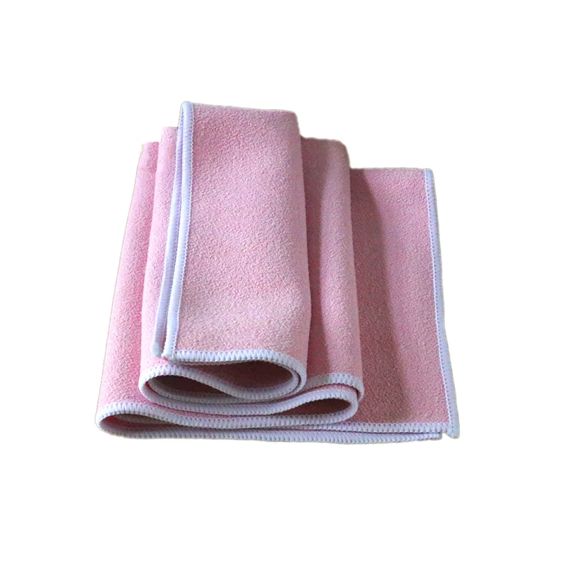 wholesale double suede absorbent nonslip fitness microfiber fabric yoga towel for hot yoga