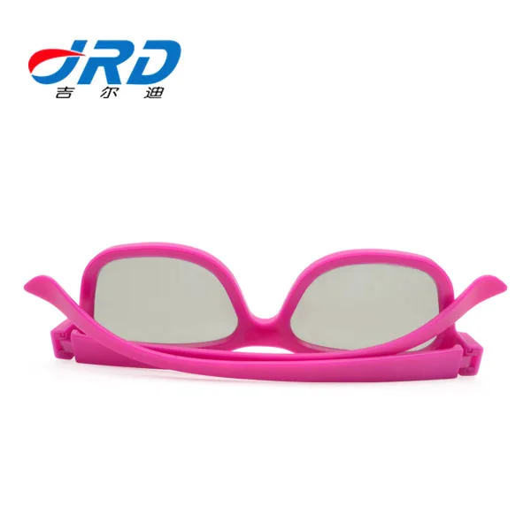 
Kids Pink Color Make Polarized Passive 3D Glasses for Normal TV 
