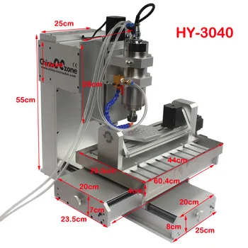 Small DIY 5 Axis HY3040 CNC Milling Machine