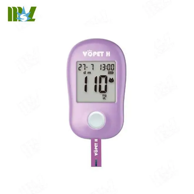 Fsat test 0.5 second Vet used Blood Glucose monitoring system MSLGC18 pet use glucose meter for dog and cannie