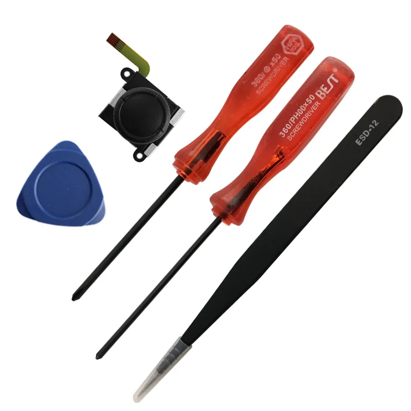 Game repair set  5 in 1 Analog Joystick Rocker Tools Screwdriver Kit Repair for Nintend Switch JoyConn