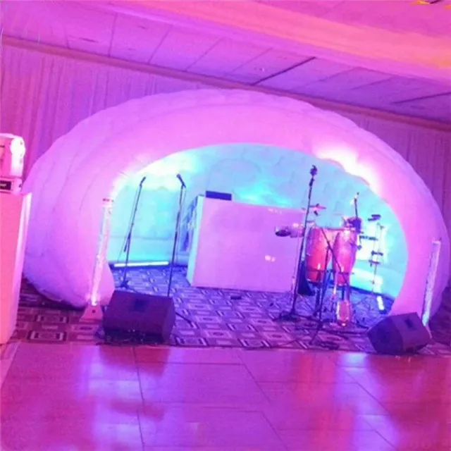Best selling air tent Lighting inflatable Concert Stage Cover tent,  Advertising inflatable led light display tent