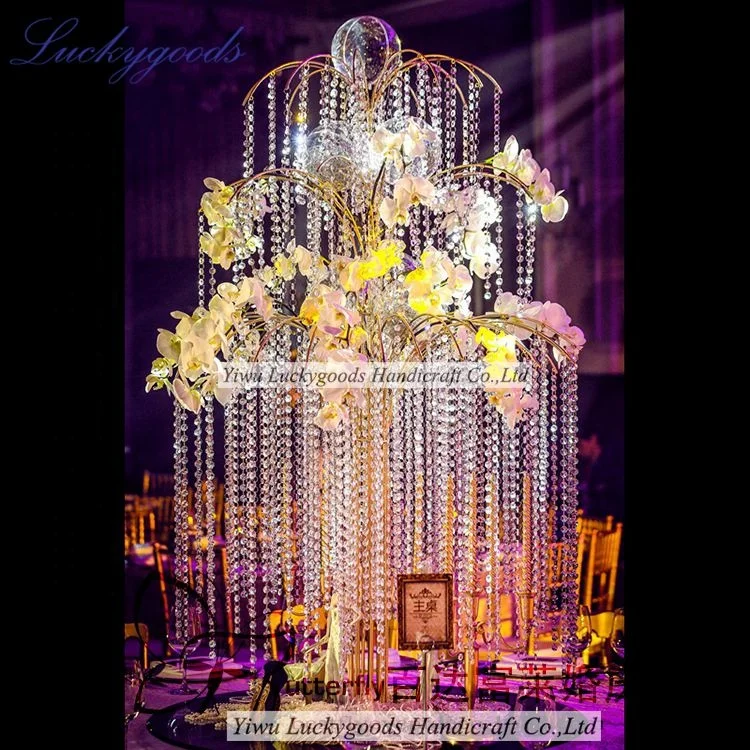 LDJ531 modern metal and crystal Eiffel Tower decoration