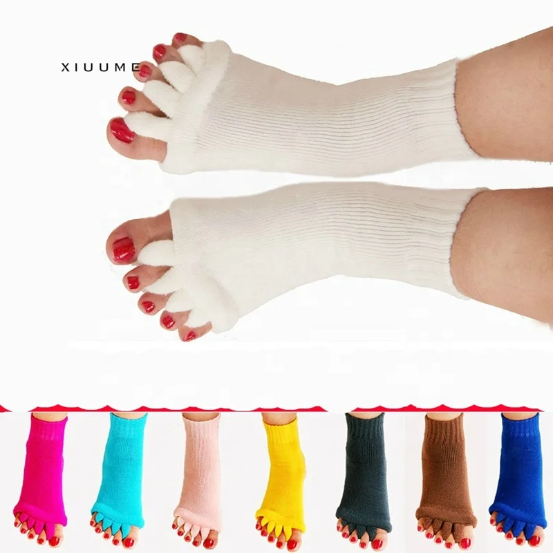 Японские массажные носки для йоги на заказ, нескользящие носки для йоги с поддержкой свода стопы