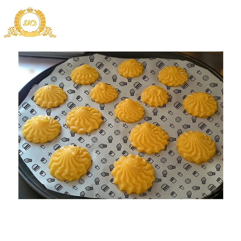 Heat-resistant baking paper sheet