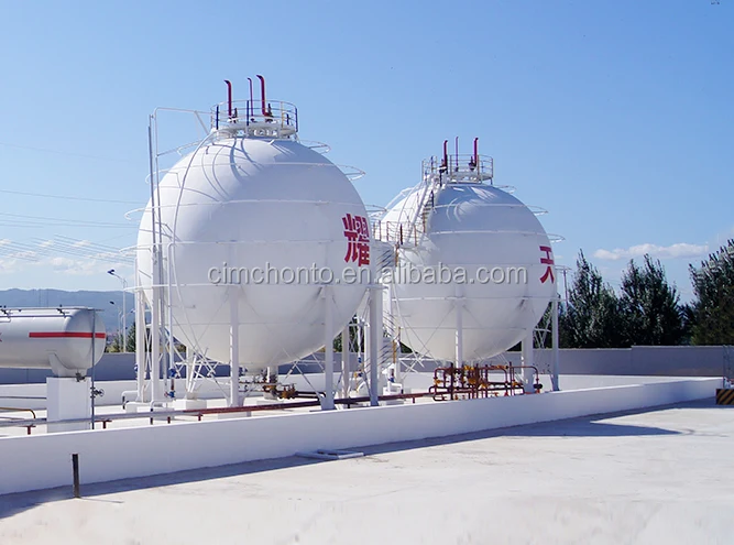 ASME 2000 tons 4000m3 4003.1m3 Butane Propne lpg gas storage sphere tank
