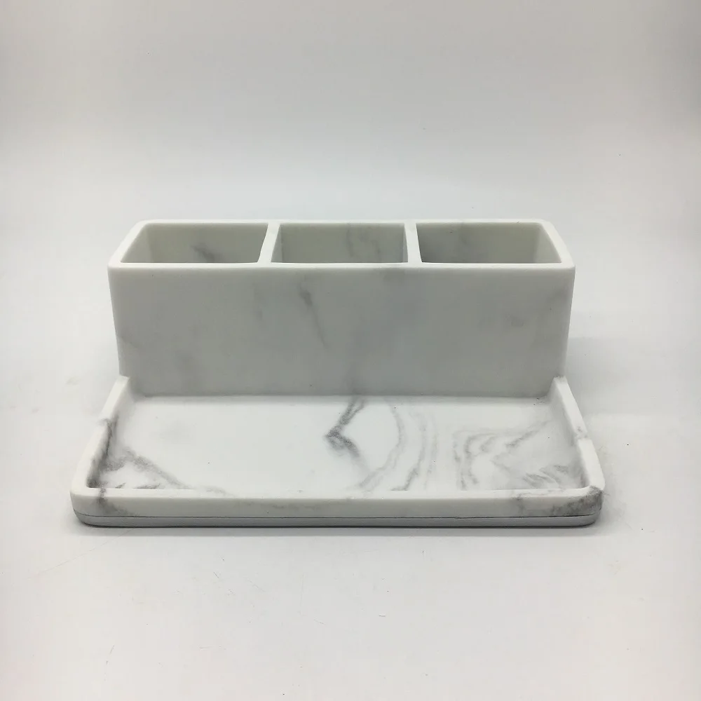 Modern China factory hotel resin bathroom accessories  bath set