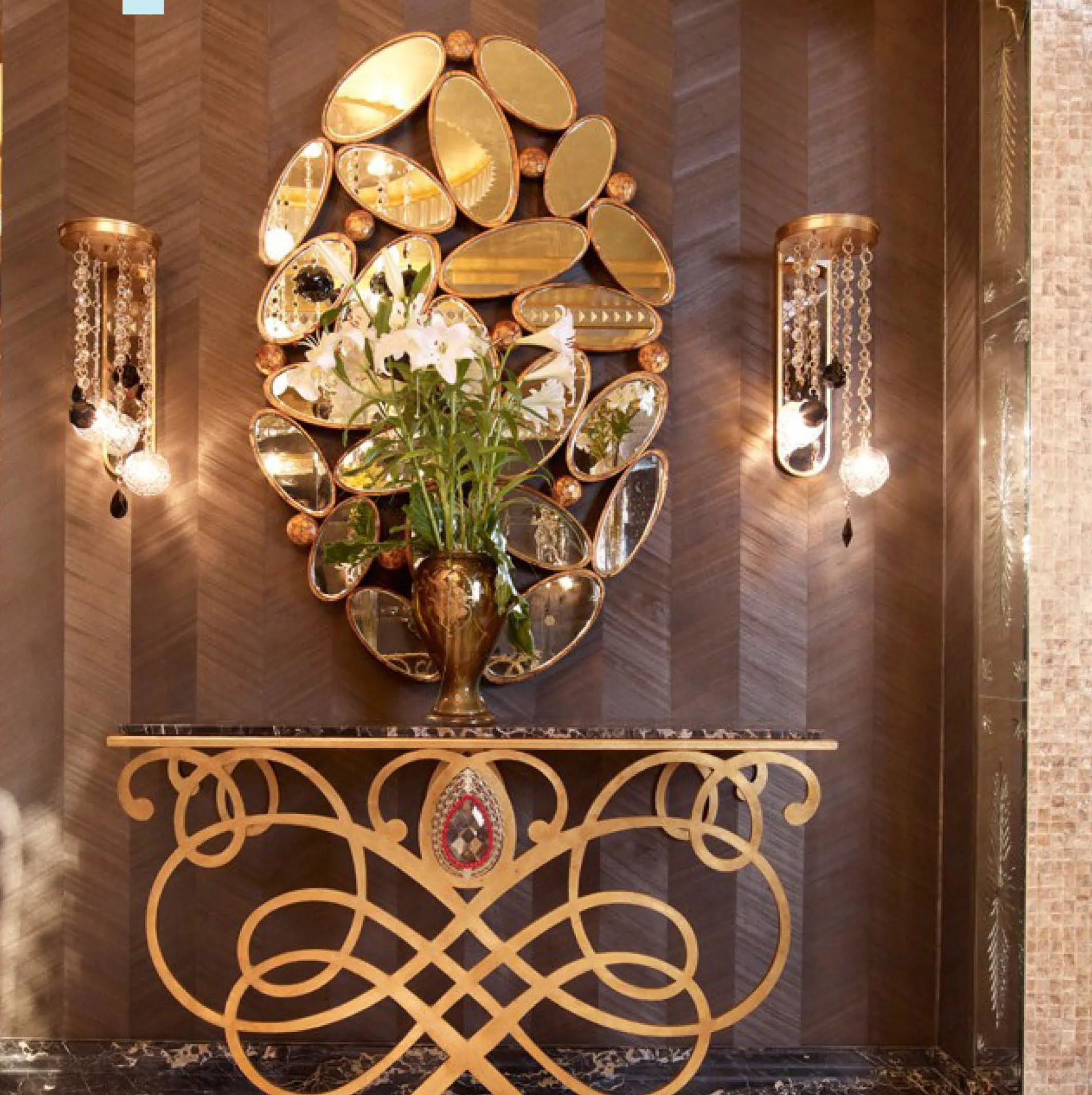 Prefinished Natural Wood Veneer Wallpaper Wallcovering