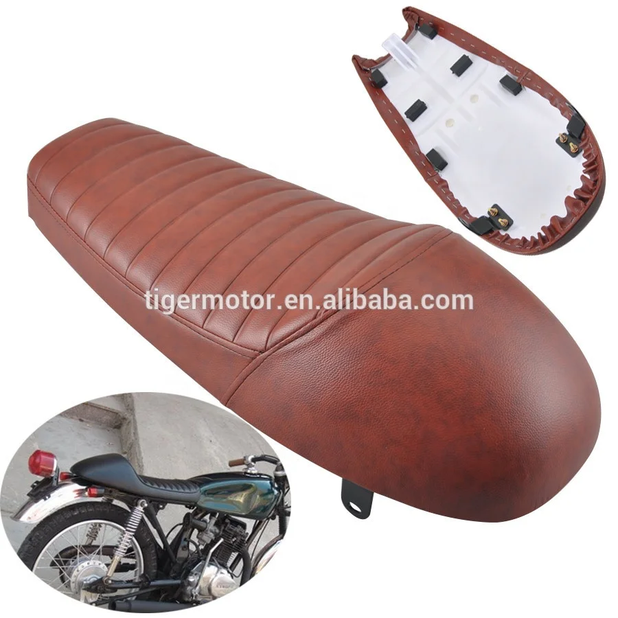 
Universal Motorcycle Seat FOR Cafe Racer Flat Brat Hump Saddle For Honda GN125/GN125H/125-8/125-4 CB350 Suzuki Kawasaki Yamaha 